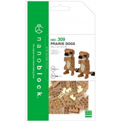 Chiens de prairie NBC-309 NANOBLOCK | Miniature series