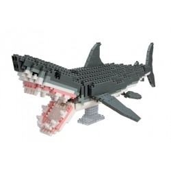 Grand requin blanc (Deluxe) NBM-027 NANOBLOCK | Middle Series