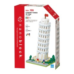 La tour de Pise NBH-199 NANOBLOCK, mini bloques de construction japonaise | Sights to See series