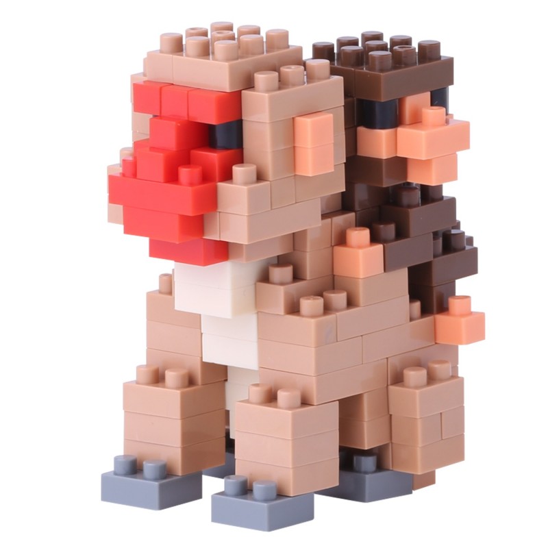 Mother & Baby Monkey NBC-162 NANOBLOCK | Miniature series