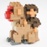 Mère et bébé singe NBC-162 NANOBLOCK | Miniature series