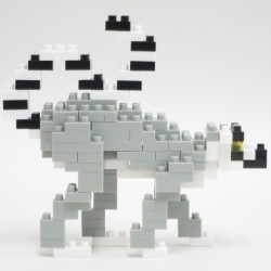 Katta Lemur NBC-166 NANOBLOCK | Miniature series