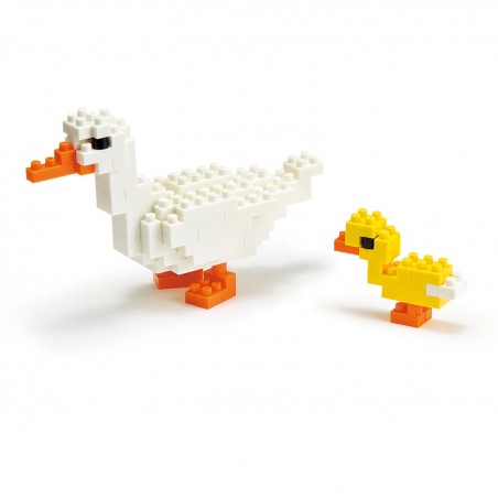 Duck and duckling NBC-021 NANOBLOCK the Japanese mini construction block | Miniature series