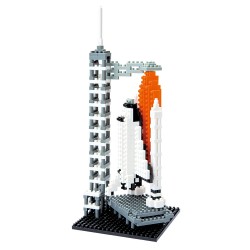 Centre Spatial (ancienne ver.) NBH-014 NANOBLOCK | Sights to See series