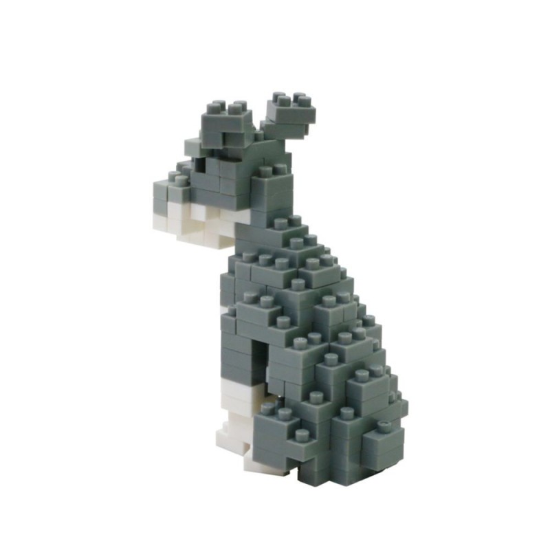 Schnauzer Nbc 1 Nanoblock The Japanese Mini Construction Block Miniature Series