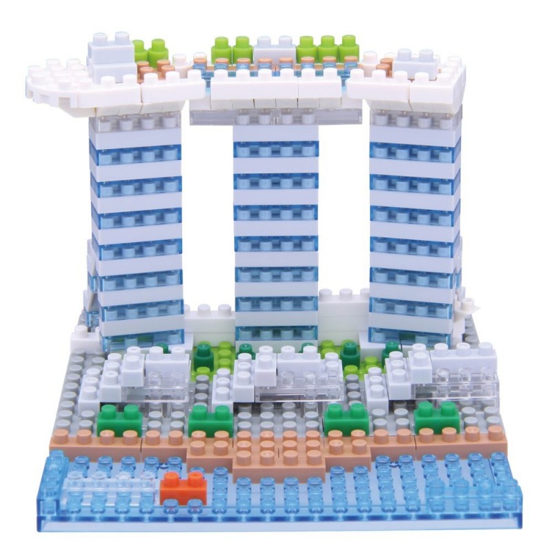 Marina Bay Sands Nanoblock Micro Sized Building Block Construction Toy NBH123 