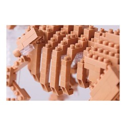 T-Rex-Skelett NBM-012 NANOBLOCK der japanische mini Baustein | Middle Series