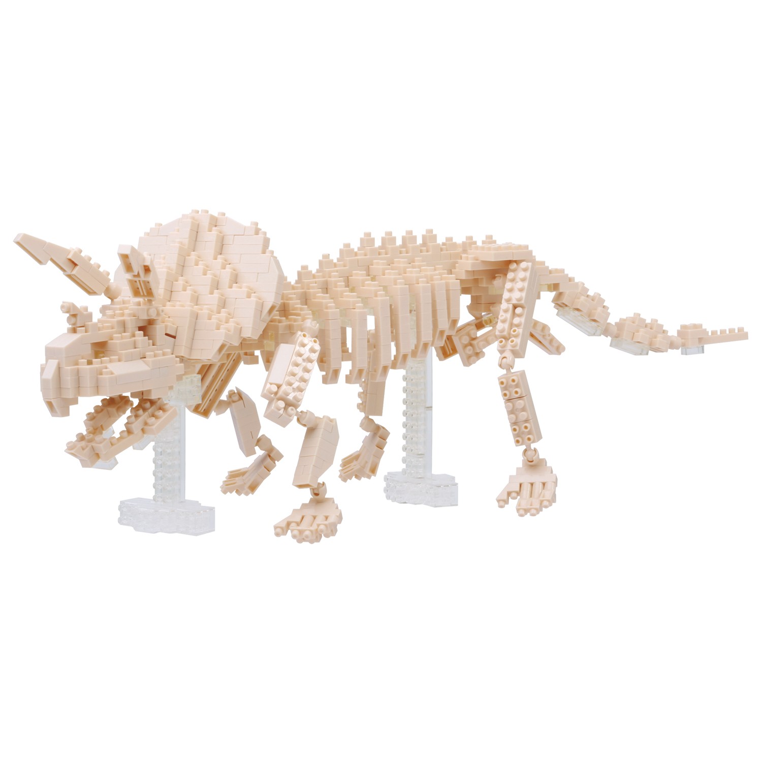 NBM 017 700 Piece Nanoblock Triceratops Skeleton Building Blocks Kit