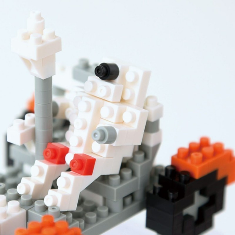 Nanoblock NBH-084 Atterraggio Lunare: Set Di Micro-Costruzioni Per Bambini E Adulti Con 230 Blocchetti, Serie Sights