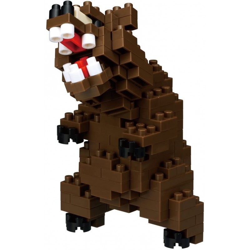 Grizzly Bear NBC-222 NANOBLOCK the Japanese mini construction block | Miniature series