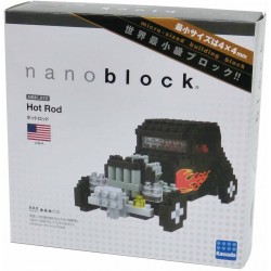 Hot Rod NBH-072 NANOBLOCK, mini bloques de construction japonaise | Sights to See series