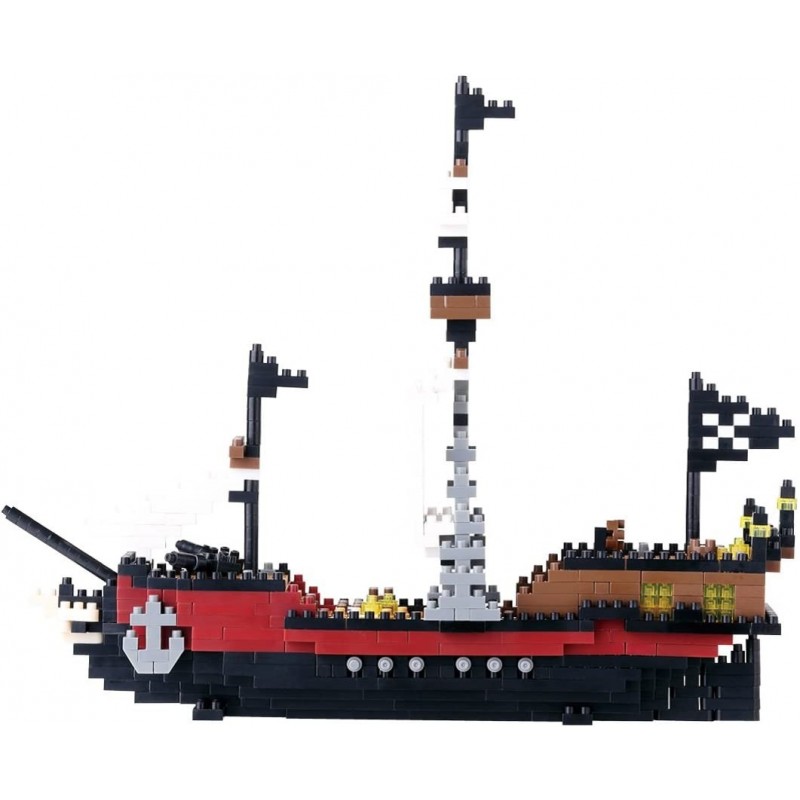 Nanoblock NBM-016 - Kit Costruzione 3D Scheletro Di Tigre, 720 Pezzi, Livello Di Difficoltà 5