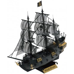 Schwarzes Piratenschiff Deluxe Version PND-006 Paper Nano...