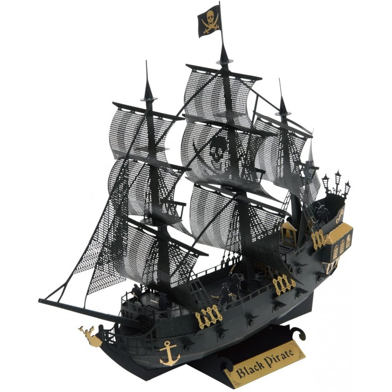 Black Pirate Ship Deluxe Edition PND-006 Paper Nano Premium by Kawada