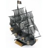 Navire pirate noir Deluxe PND-006 Paper Nano Premium par Kawada