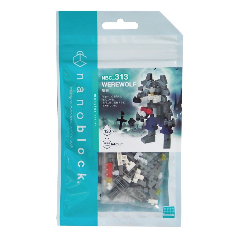 Loupgarou NBC313 NANOBLOCK mini bloques de construction japonaise