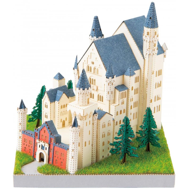 Kawada Paper Nano Neuschwanstein Castle PN104 Card Model for sale online 