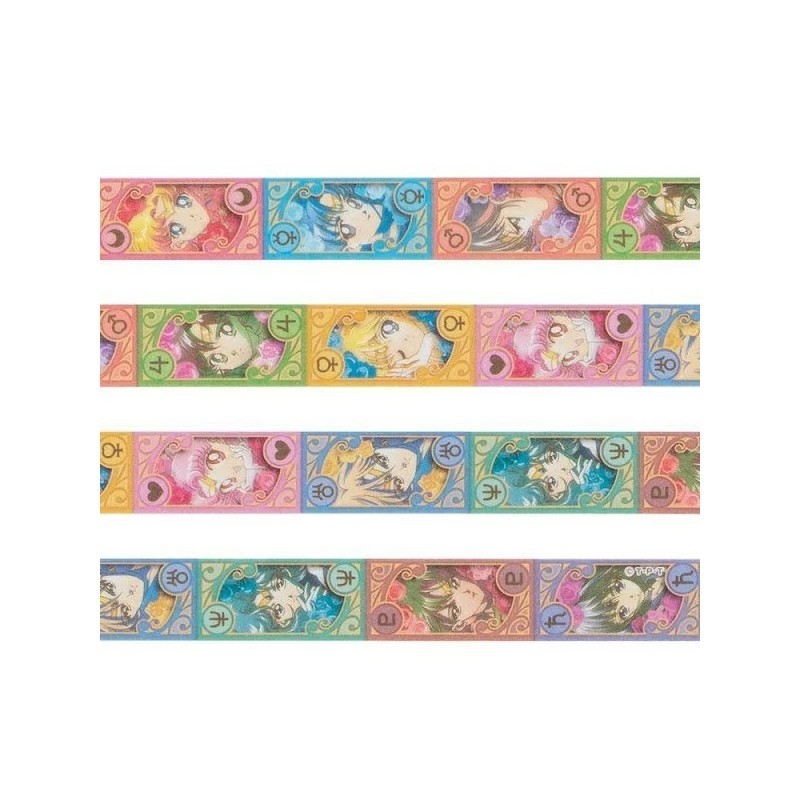 Sailor Moon - portraits - Washi paper masking tape