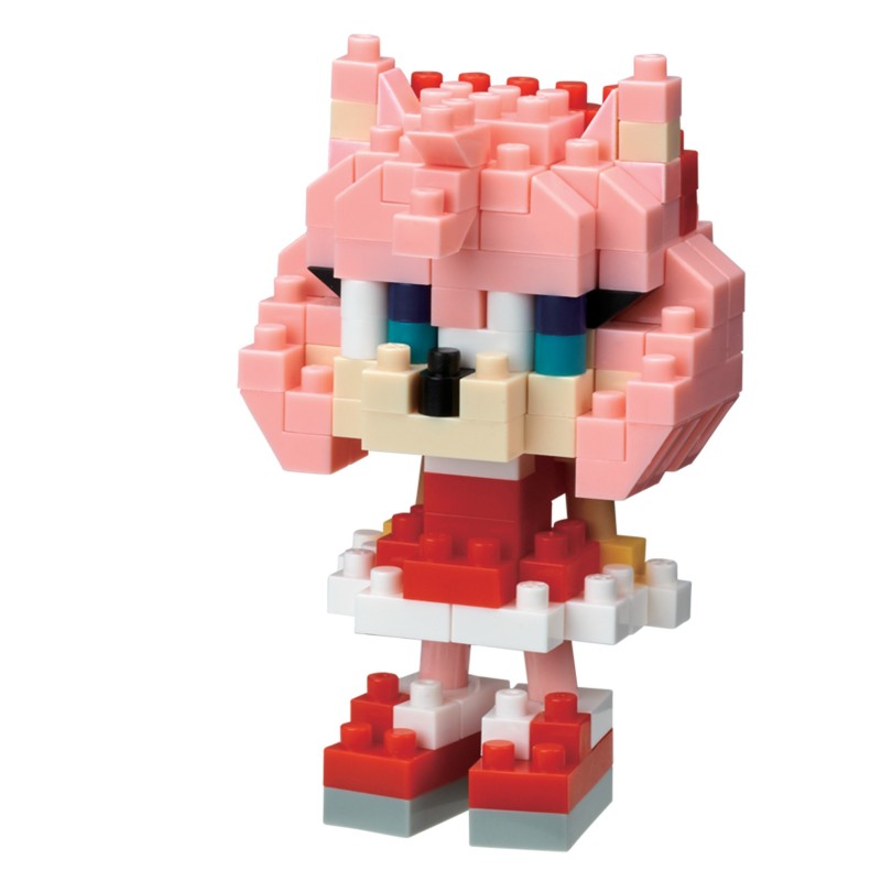 Amy Rose NBCC-085 NANOBLOCK recontre Sonic the Hedgehog