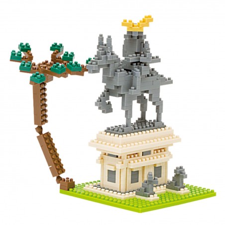 Statue von Date Masamune NBH-045 NANOBLOCK der japanische mini Baustein | Middle series