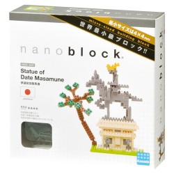 Statue de Date Masamune NBH-045 NANOBLOCK mini bloques de construction japonaise | Middle series