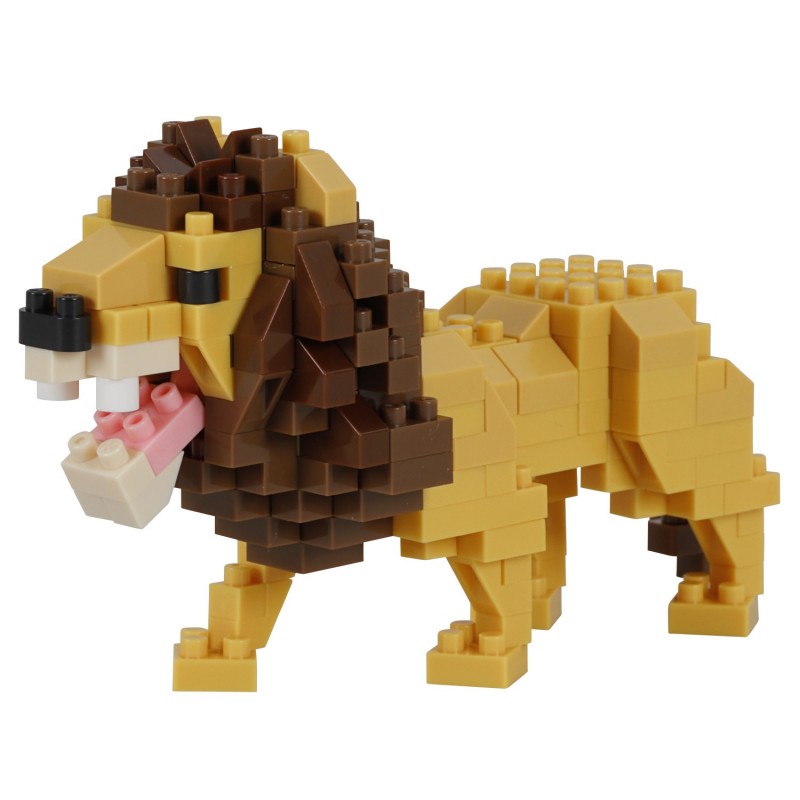 Lion (nouvelle ver.) NBC-326 NANOBLOCK | Miniature series