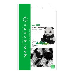 Panda géant (nouvelle ver.) NBC-328 NANOBLOCK | Miniature series
