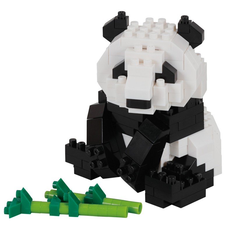 NEW NANOBLOCK Giant Panda Nano Block Micro-Sized Building Blocks NBC-019 RETIRED 