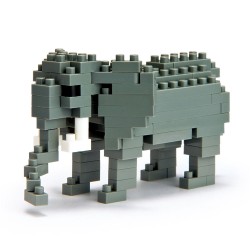 African Elephant (old ver.) NBC-035 NANOBLOCK | Miniature...