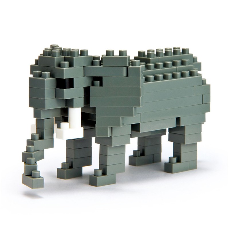 African Elephant (old ver.) NBC-035 NANOBLOCK | Miniature series