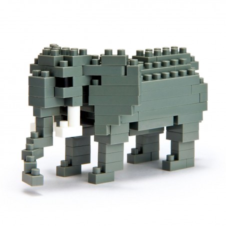 African Elephant (old ver.) NBC-035 NANOBLOCK | Miniature series