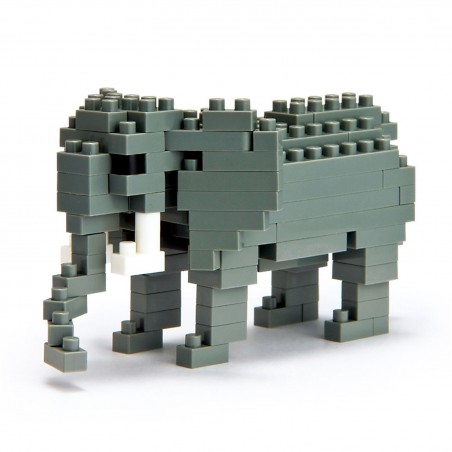 African Elephant (old ver.) NBC-035 NANOBLOCK the Japanese mini construction block | Miniature series