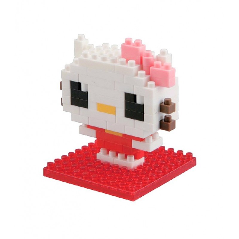 Hello Kitty NBCC-010 nanoblock meet Hello Kitty