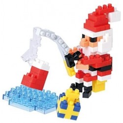 Santa Claus Fishing NBC-157 NANOBLOCK the Japanese mini construction block | Holiday series