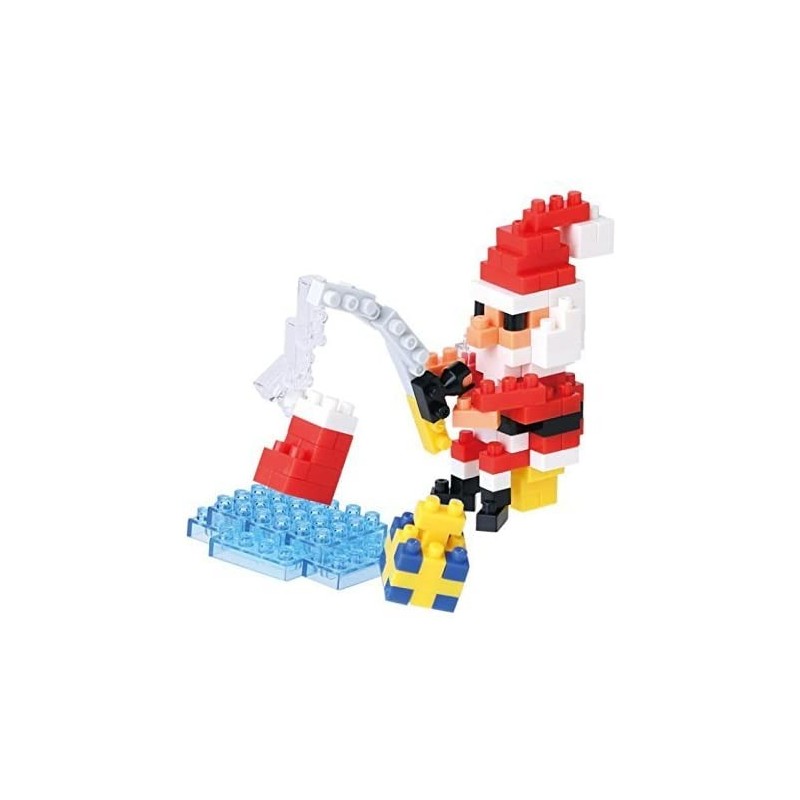 Der Weihnachtsmann beim Fischen NBC-157 NANOBLOCK der japanische mini Baustein | Holiday series