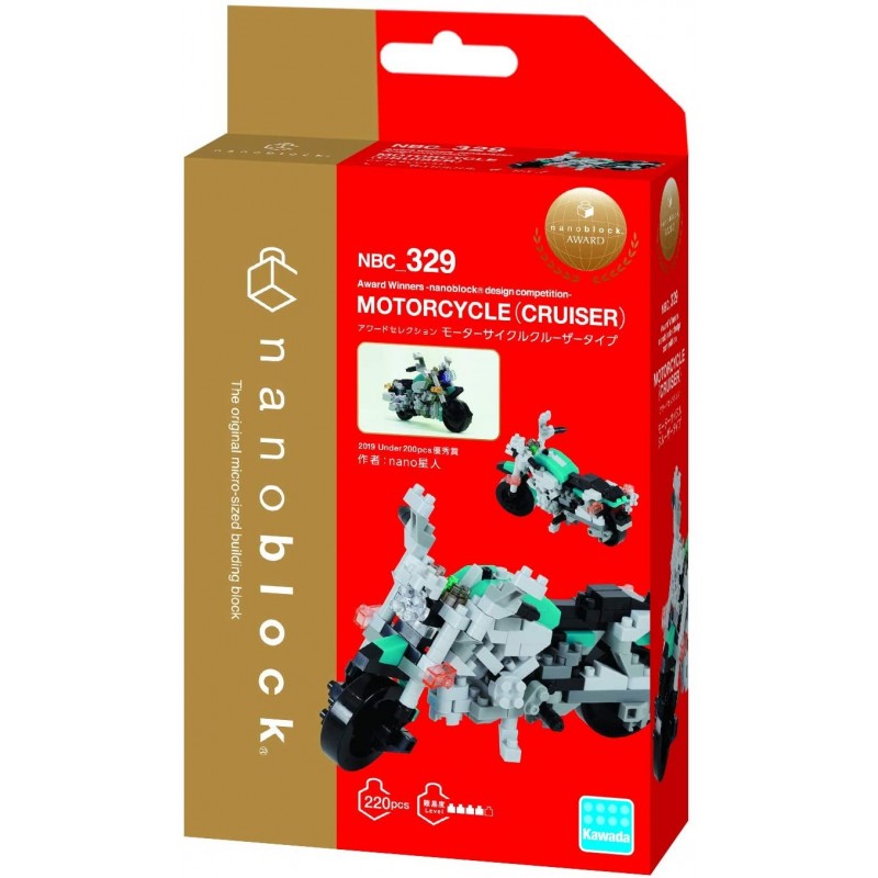 Motorrad Cruiser NBC-329 NANOBLOCK | Award series