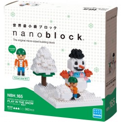 Jeux dans la neige NBH-165 NANOBLOCK | Sights to See series