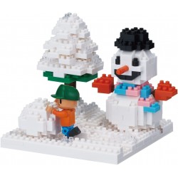 Spiele im Schnee NBH-165 NANOBLOCK | Sights to See Series