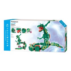 Rayquaza Extrême Deluxe NBPM-074 NANOBLOCK recontre Pokemon