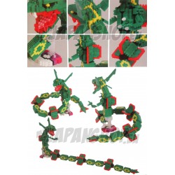 Rayquaza Extrême Deluxe NBPM-074 NANOBLOCK recontre Pokemon