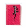 reddish pink Silicon notebook GECKO TOES with suction knobs size A6