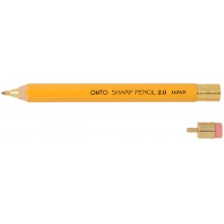 Yellow, 2mm refillable mechanical Pencil 2.0 APS-680E-YL by Ohto