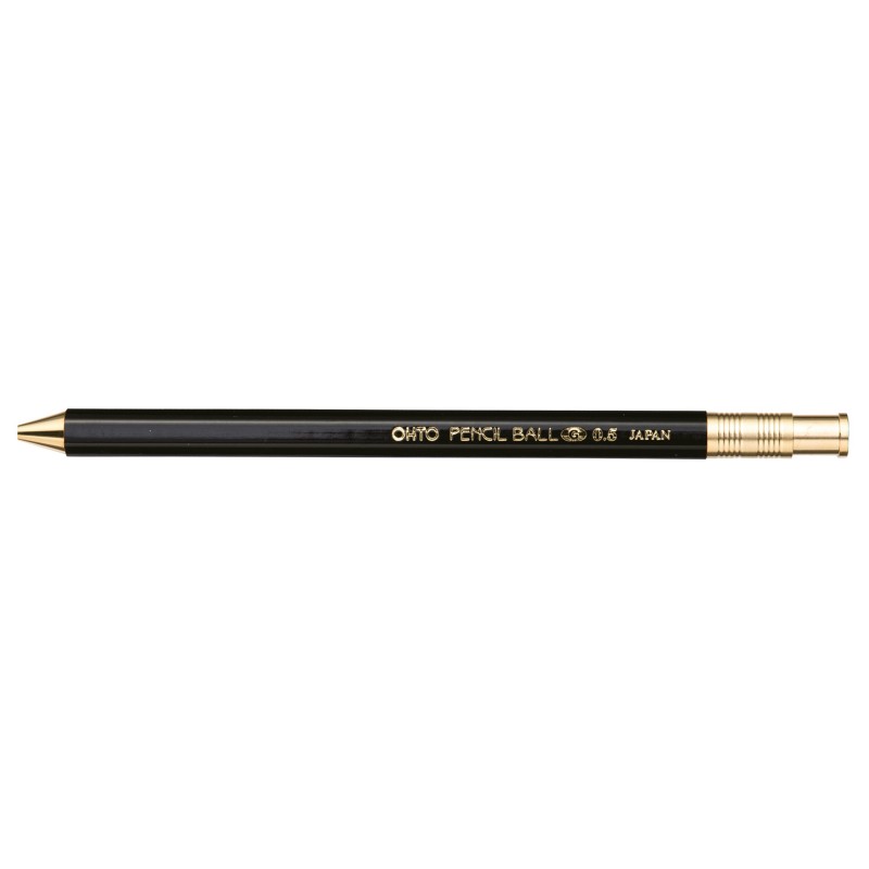 Pencil Kuli 0.5 Schwarz NKG-450E-BK OHTO (nachfüllbar)