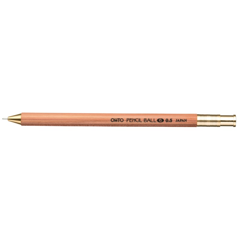 Pencil Kuli 0.5 Naturholz NKG-450E-NT OHTO (nachfüllbar)