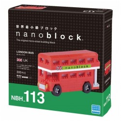 Bus de Londres NBH-113 NANOBLOCK | Sights to See series