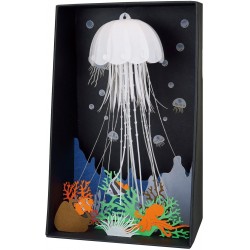 Underwater World with Jellyfish PN-129 Paper Nano by Kawada