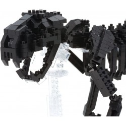 Nonagon Tiger Skeleton Model NBM-016 NANOBLOCK meets NONA9ON