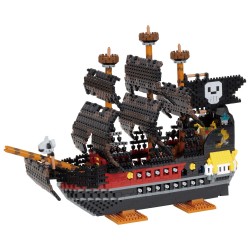 Navire pirate Édition Deluxe NB-050 NANOBLOCK, mini bloques de construction japonaise | Middle Series