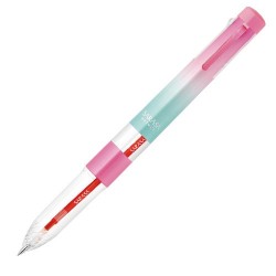 graduated pink Sarasa Select 5-color rechargeable pen...