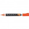 orange+jaune métallique stylo Pentel DUAL METALLIC BRUSH XGFH-DF